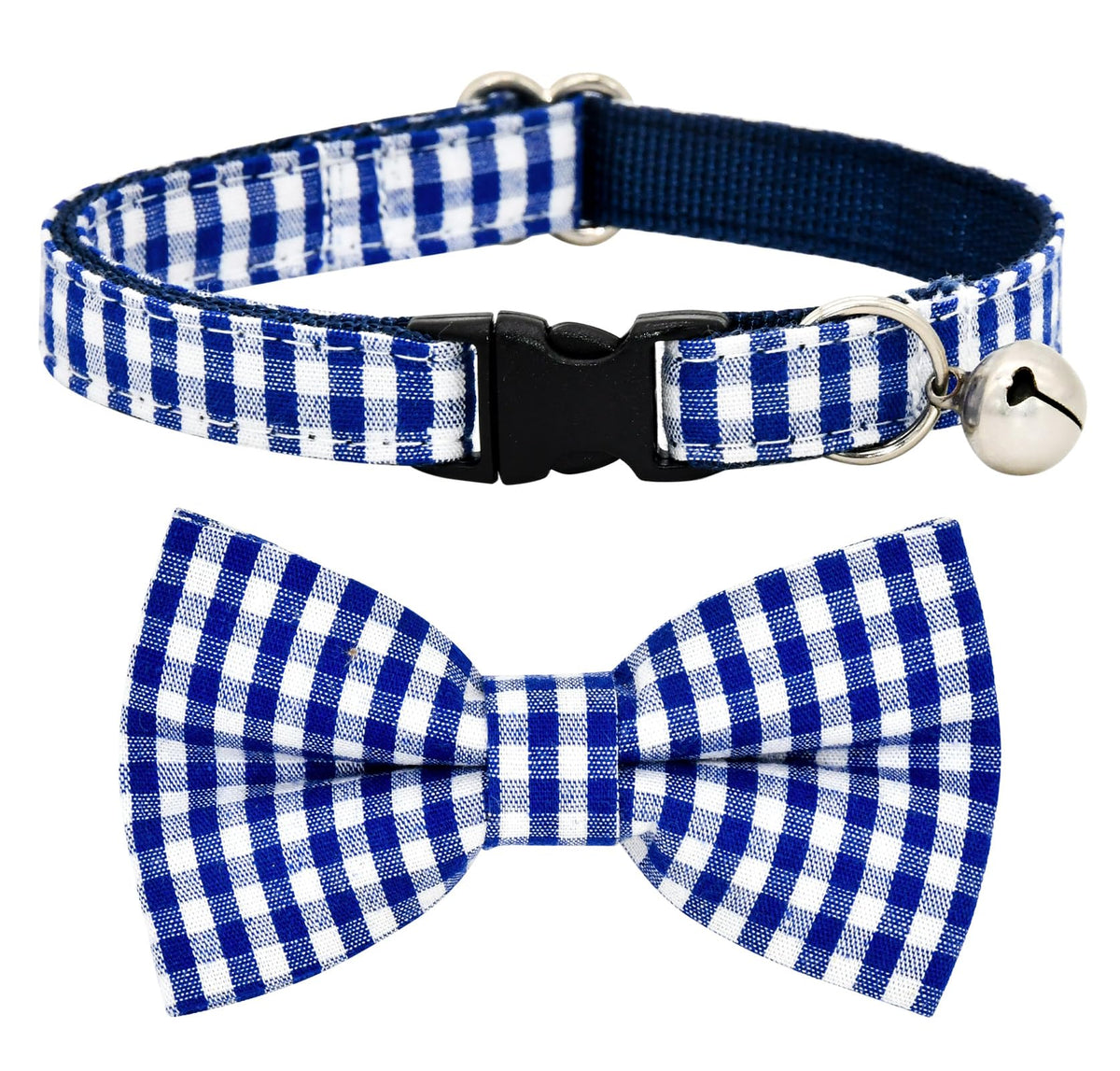 Cheese Cat Bow Tie Collar, Blue & Yellow Cheese Pattern, Wedding/Birthday/Festivals Cat Collar, Quick Release Safety Breakaway Collar