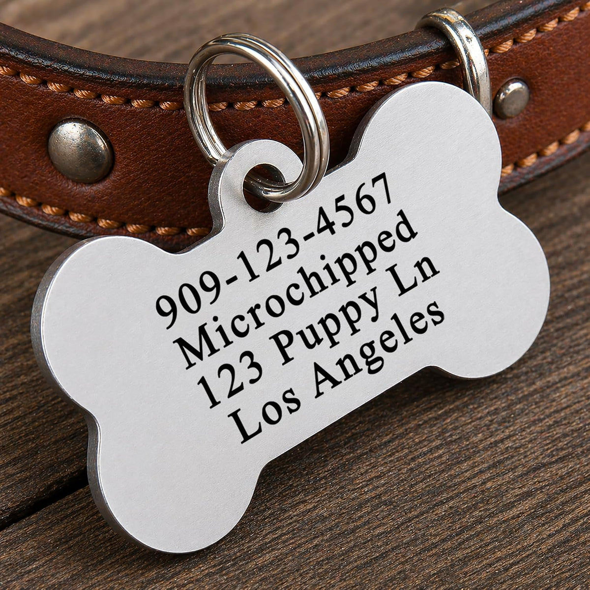 Ultra Joys Personalized Dog Tags, Design Dog Cat Pet ID Tag Custom Your Own