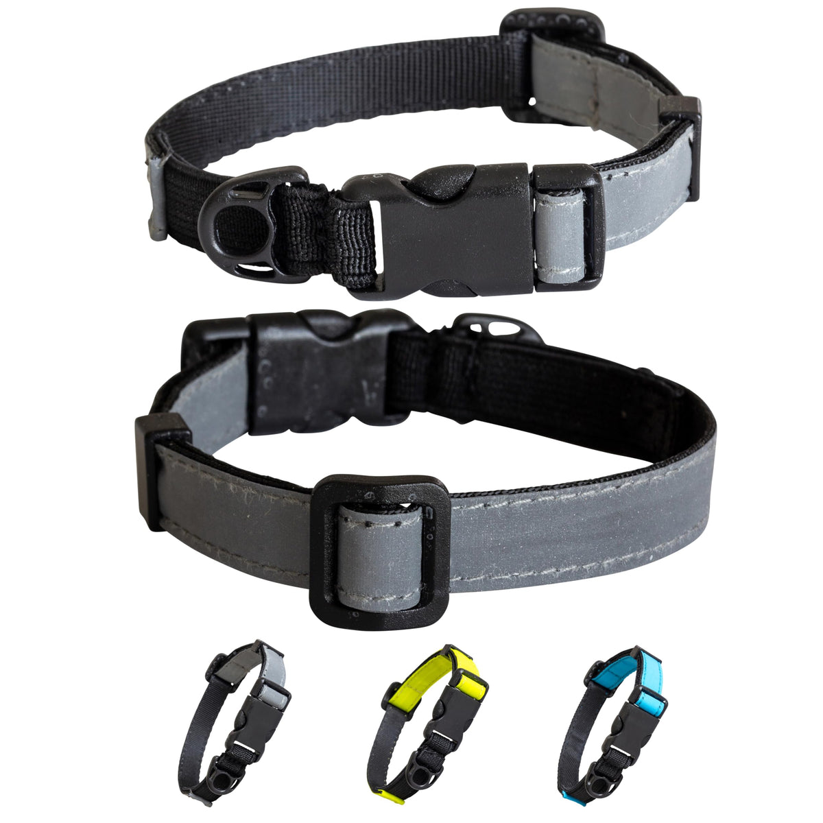Reflective Silver Stretch Cat Collar – Escape-Safe Alternative to Breakaway