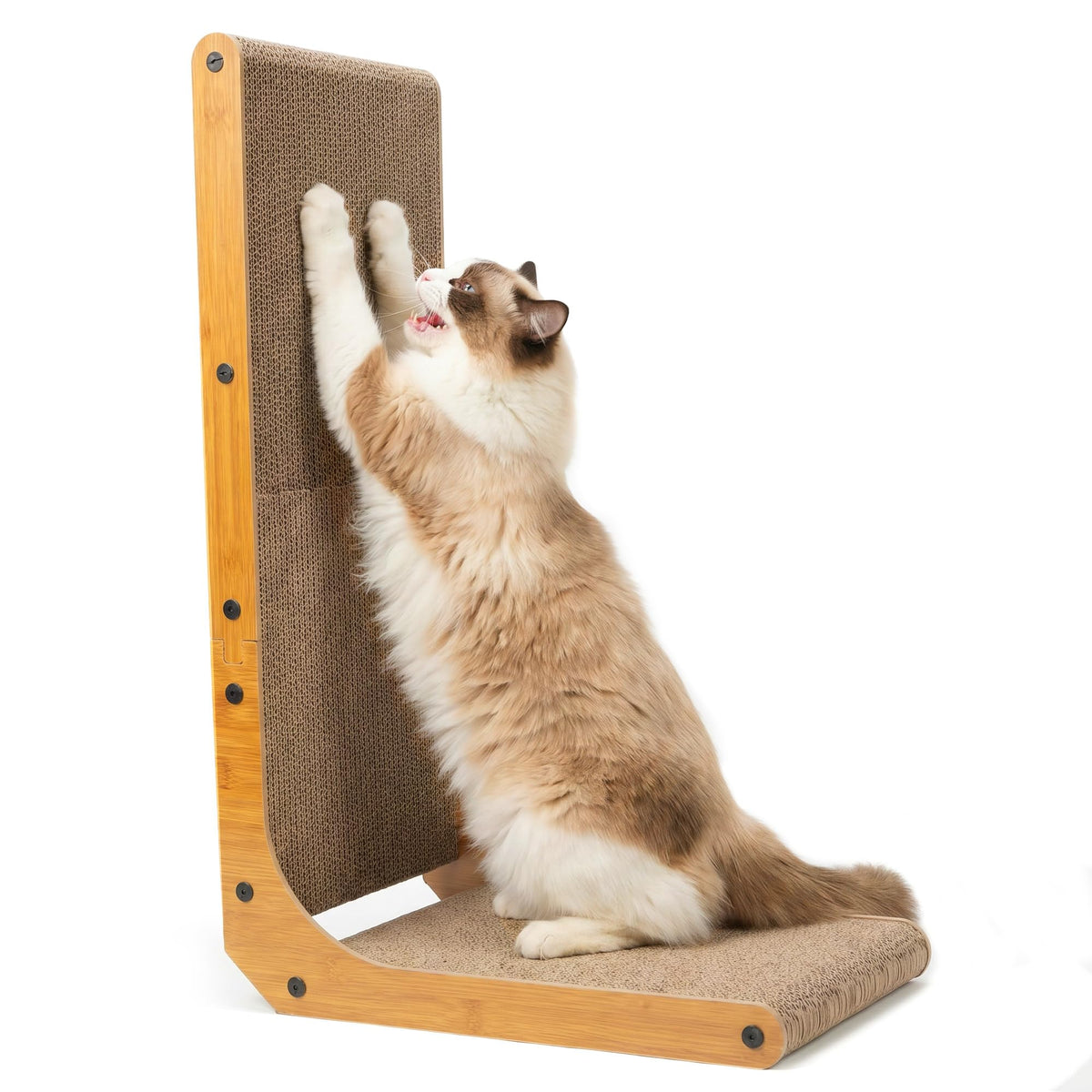 PatiencET 3 Pack Cat Scratcher Pad Recycle Corrugated Cat Scratching Pad