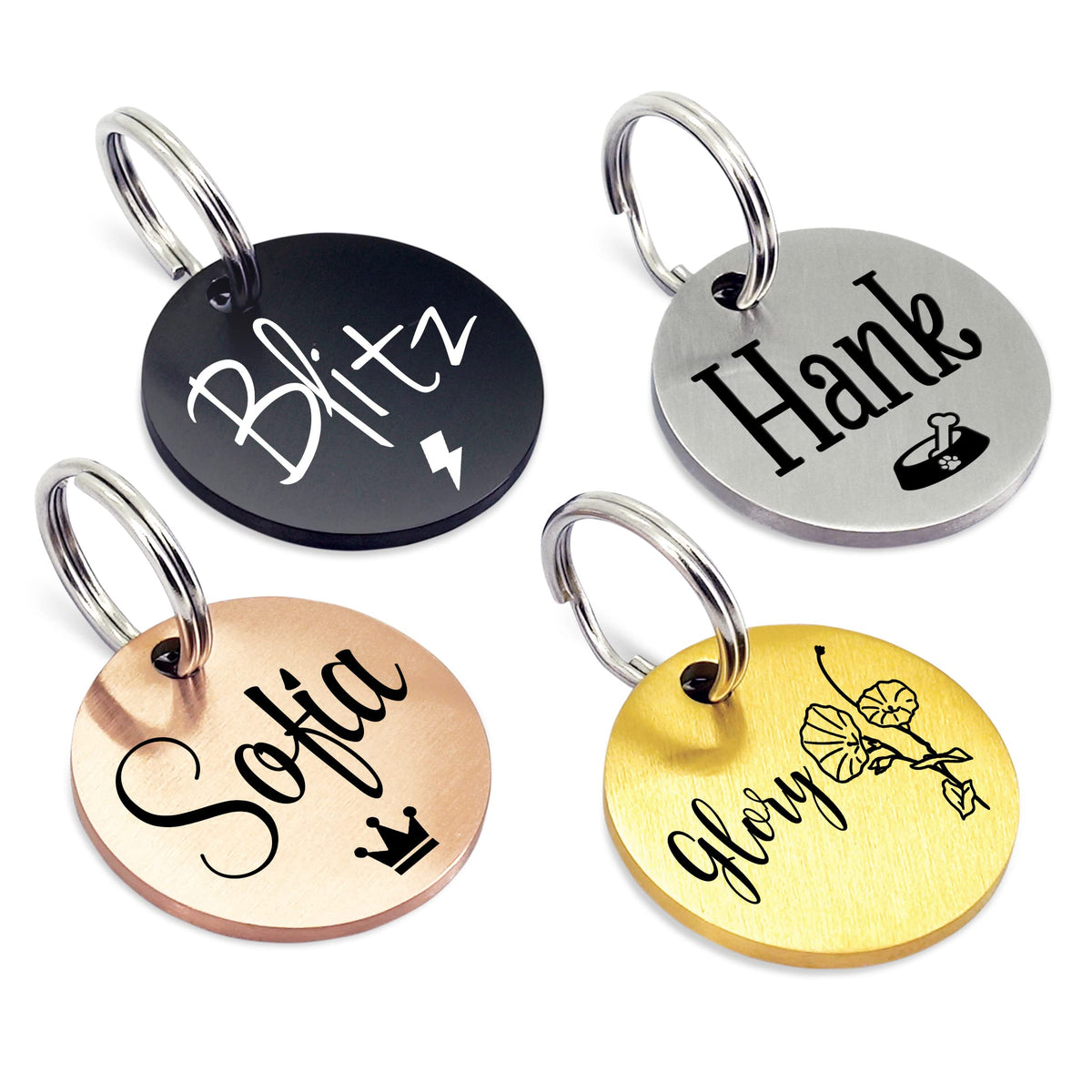 Ultra Joys Personalized Dog Tags, Design Dog Cat Pet ID Tag Custom Your Own