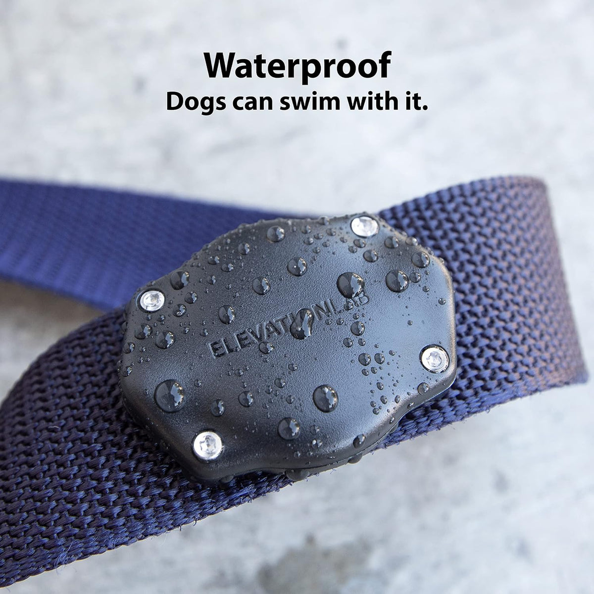 Elevation Lab AirTag Dog Collar Holder - Waterproof