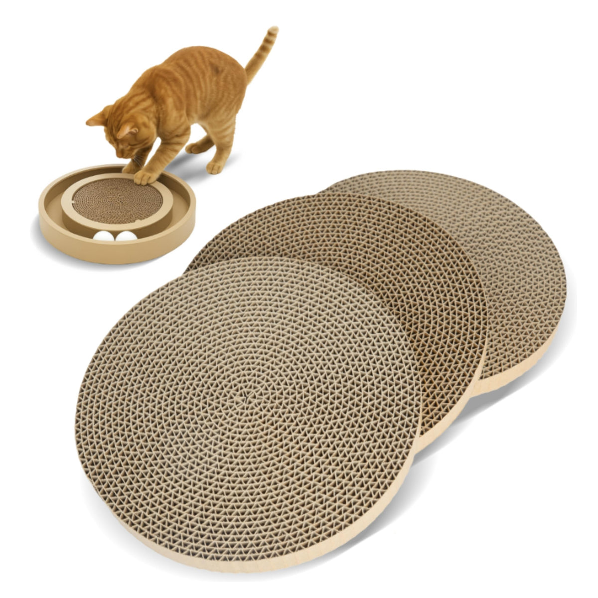 Best Pet Supplies Catify Cat Scratching Ramp - Gray