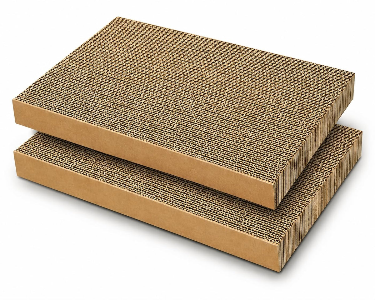 Cat Scratcher, 5 Packs in 1 Cardboard Box Cat Scratching Pad, Large