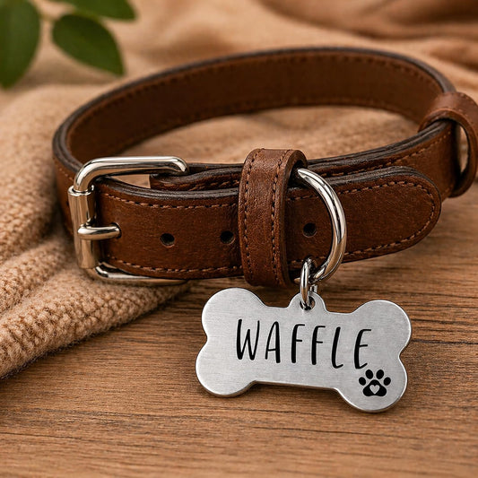 Ultra Joys Personalized Dog Tags, Design Dog Cat Pet ID Tag Custom Your Own