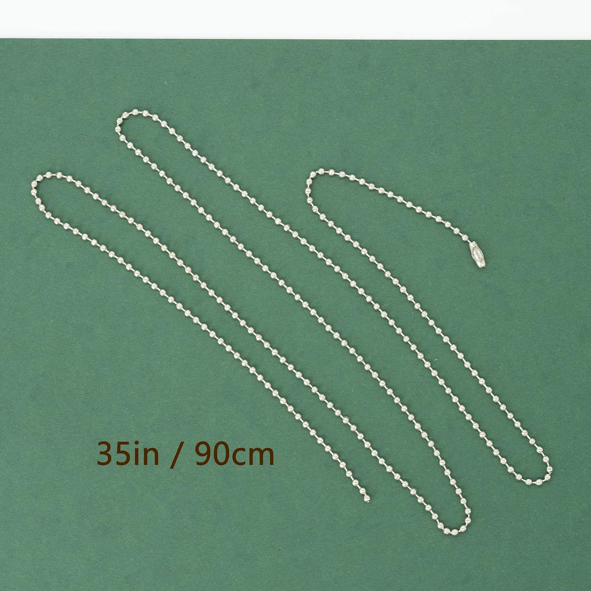 Aluminum Blank Tags Stamping Blanks Dog Metal Tags Engraving Blanks with Necklace Chain 25 Set (Blue)