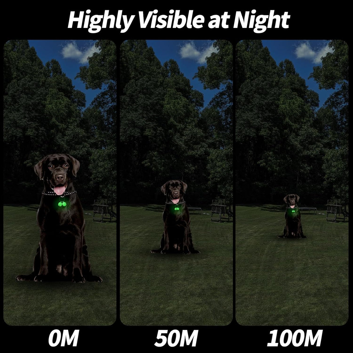 Bells for Dog Collar, Glow Bell for Medium to Large Dogs, Easy Clip Clasp, Extra Loud Pet Tracker & Save Wildlife, Durable Copper Bells (Small-medium breed)