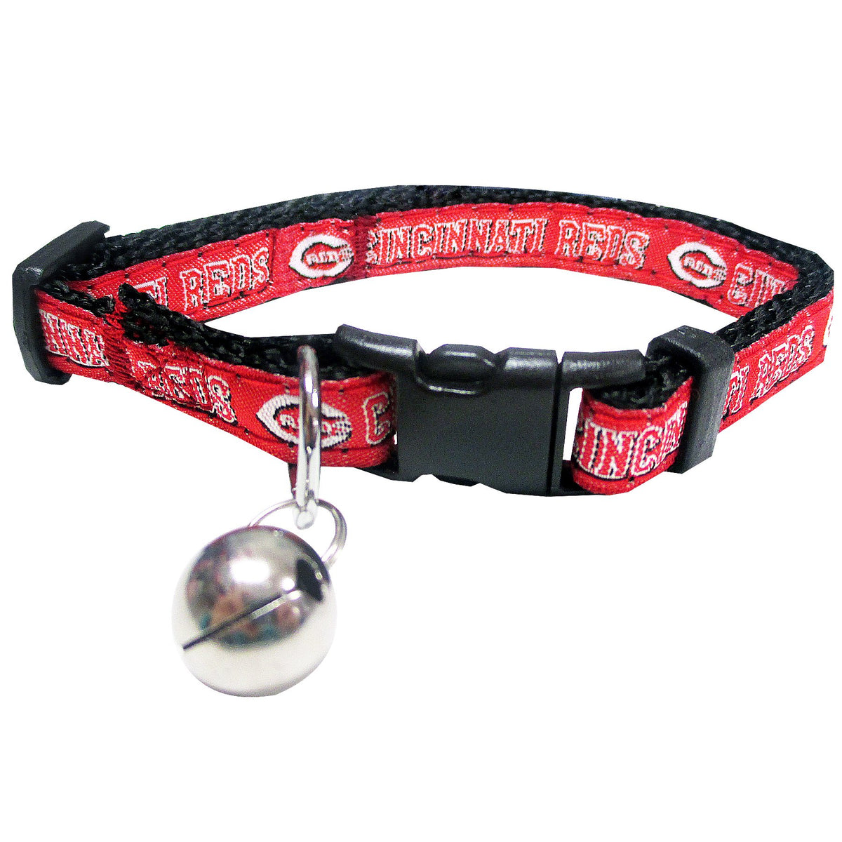 MLB CAT COLLAR. - DETROIT TIGERS CAT COLLAR. - Strong & Adjustable BASEBALL Cat Collars with Metal Jingle Bell