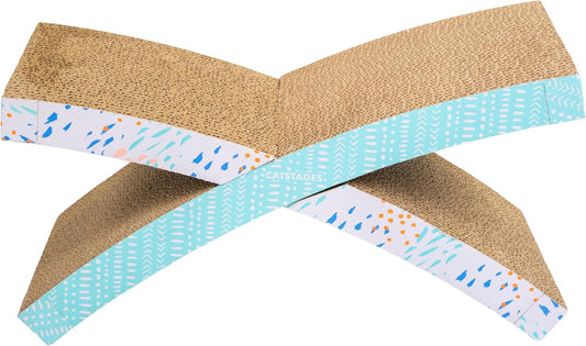 Catstages Easy Life Hammock Cat Lounger & Scratcher with Catnip, 21" x 9.5"