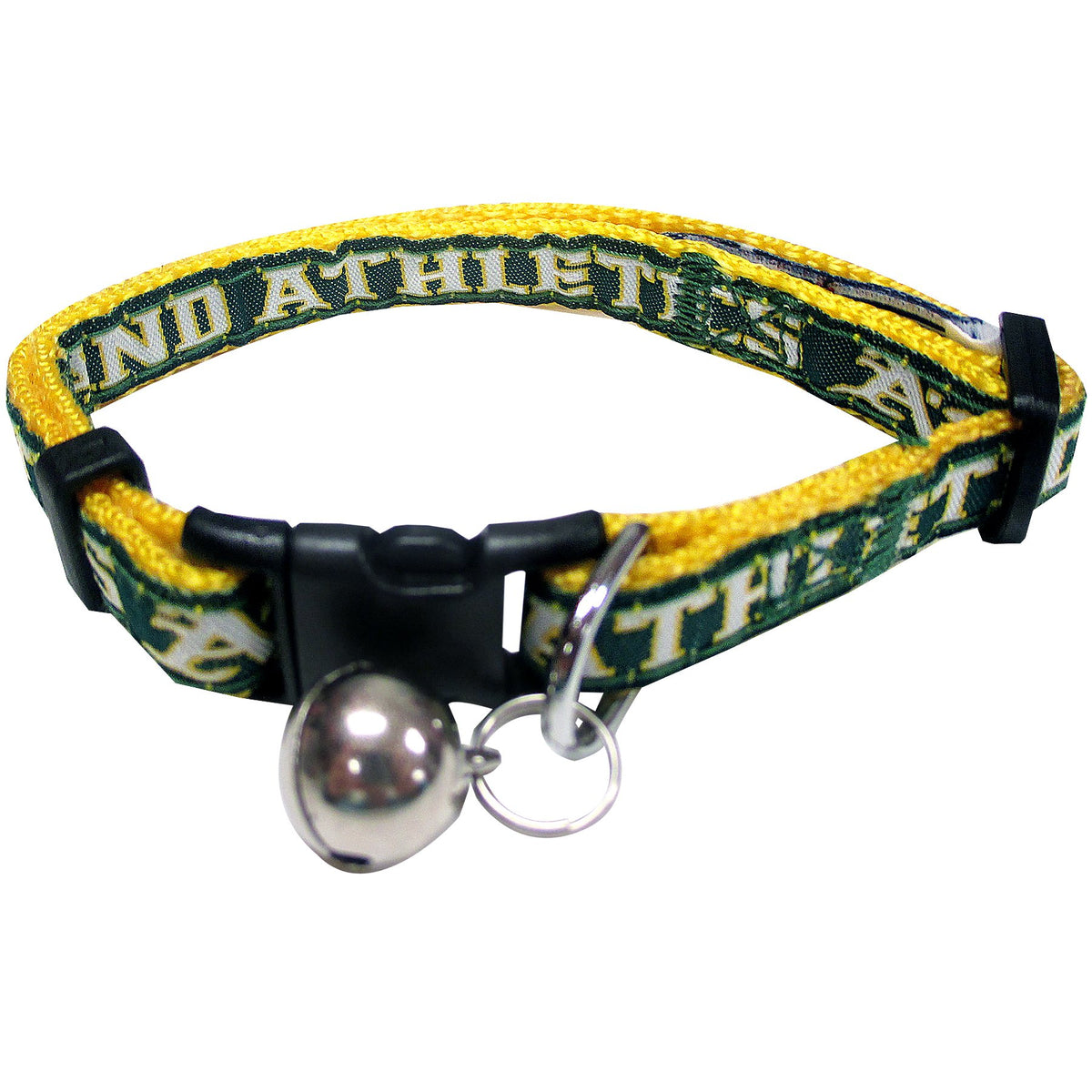 MLB CAT COLLAR. - DETROIT TIGERS CAT COLLAR. - Strong & Adjustable BASEBALL Cat Collars with Metal Jingle Bell