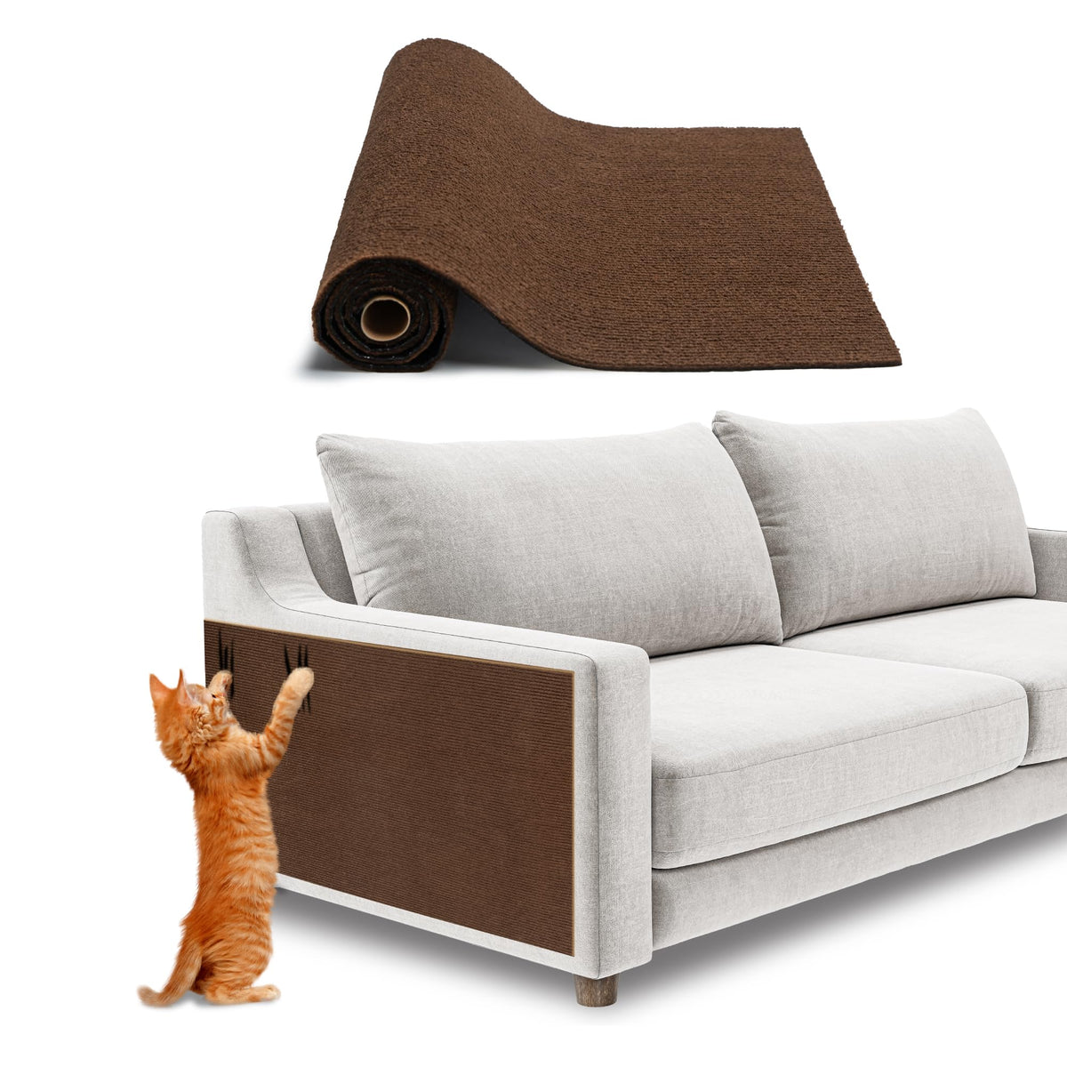 Best Pet Supplies Catify Cat Scratching Ramp - Gray