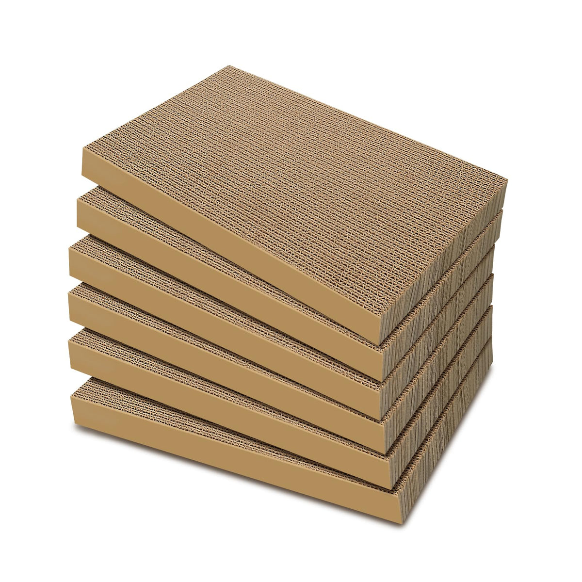 Cat Scratcher, 5 Packs in 1 Cardboard Box Cat Scratching Pad, Large