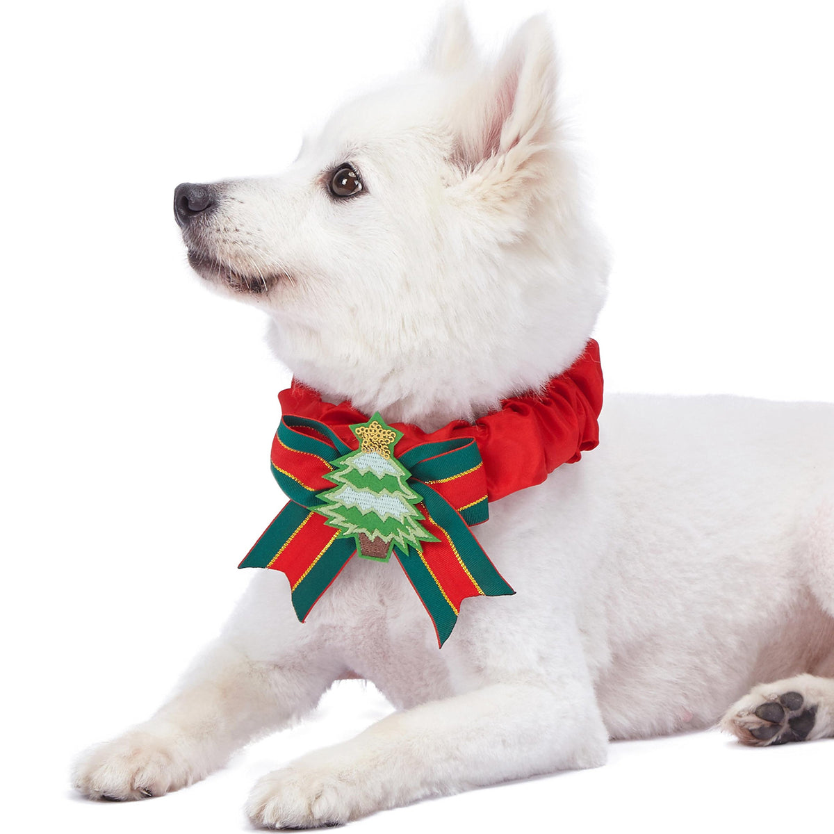 Blueberry Pet “Moments of Excitement” Christmas Snowman Adjustable Bowtie Dog Collar, X-Small, Fits 8"-11" Neck