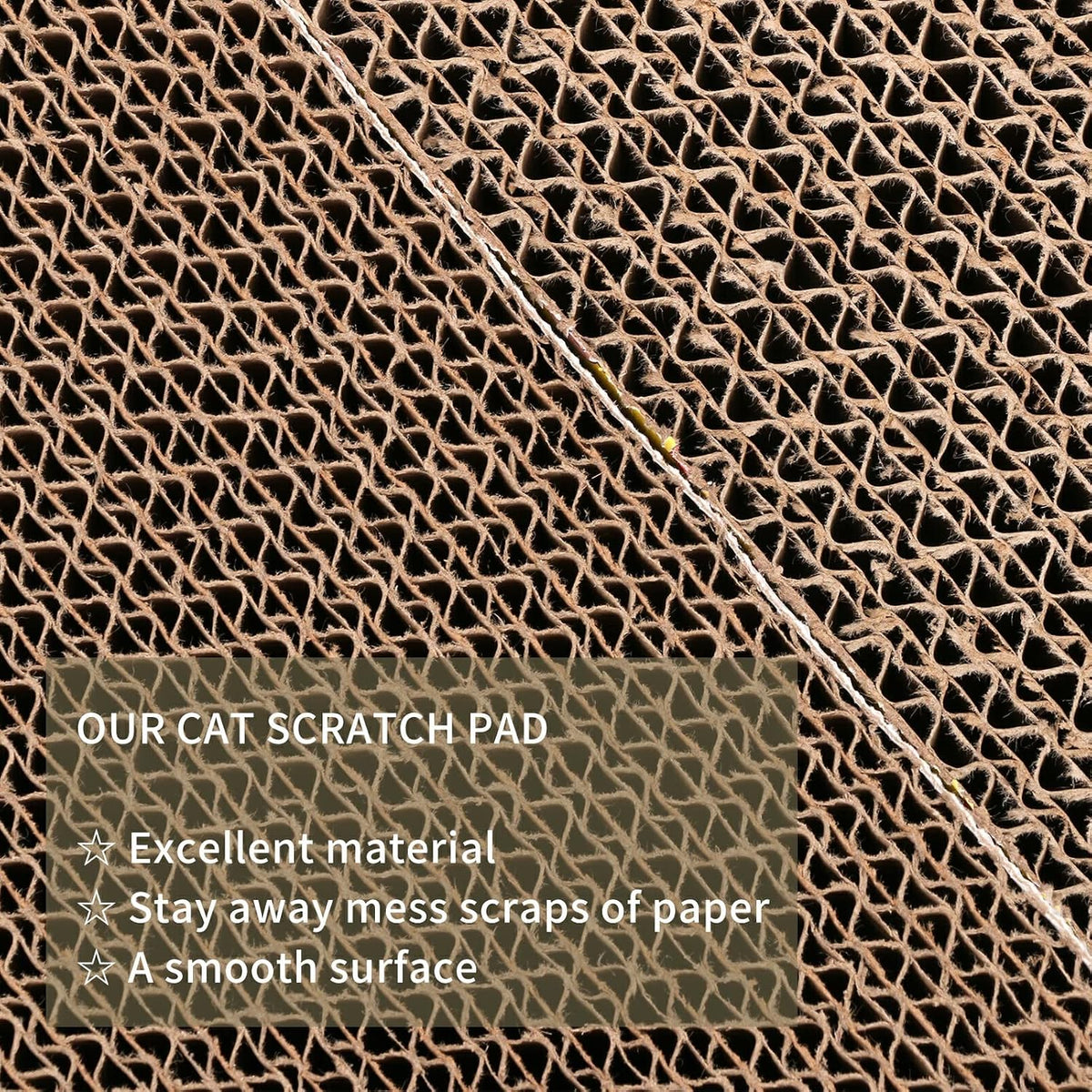 5 Packs cat Scratcher Toys Reversible Scratching Post Board for Indoor Cats Cardboard pad Sleep Play and Grind Claws